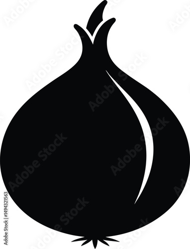 vector illustration of a fig