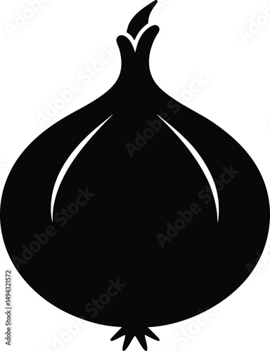 vector illustration of a fig