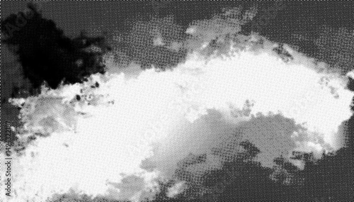 Abstract Cloudscape with Luminescent Center
