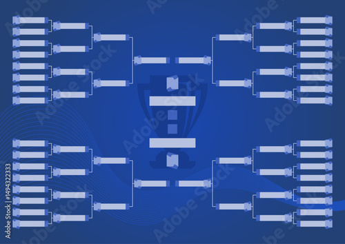Tournament Bracket with 32 Team and 4 Pool for Championship Event