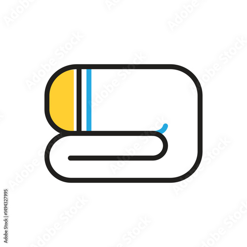 Multi color icon for blanket