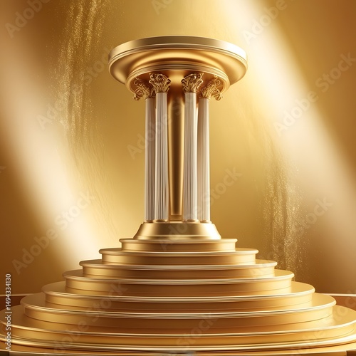 columns in the night