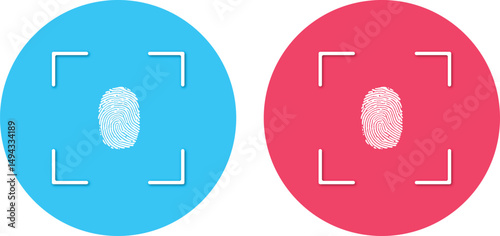 Fingerprint Icons background.