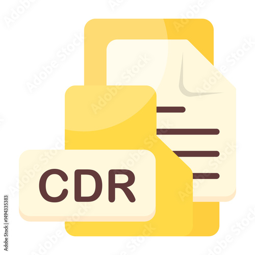 CDR Format Icon