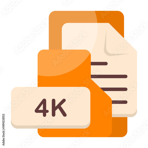 4K Format Icon
