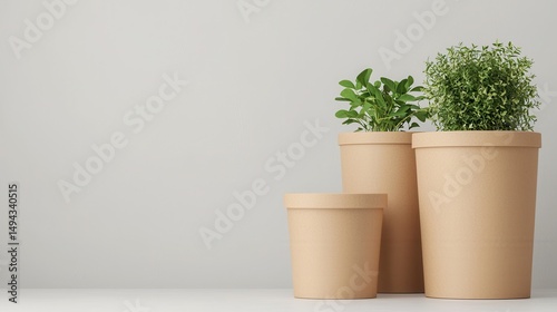 Stylish Indoor Plants in Neutral Pots for Modern Home Decor and Minimalistic Aesthetic