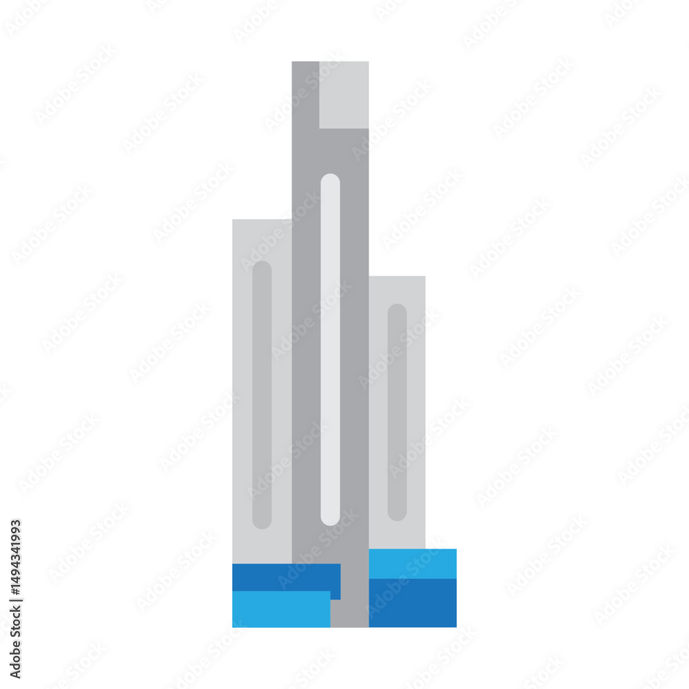 Obraz premium Eureka Tower Vector Flat Icon Design