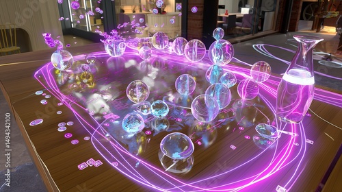 Ambient Occlusion Shadows in AR Marketing Concept