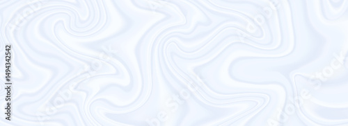 Light blue psychedelic lines texture. Abstract trippy marble effect background. Swirl wavy striped pattern for banner, poster, cover, floor print swatch. Pastel blue liquid funky backdrop. Vector