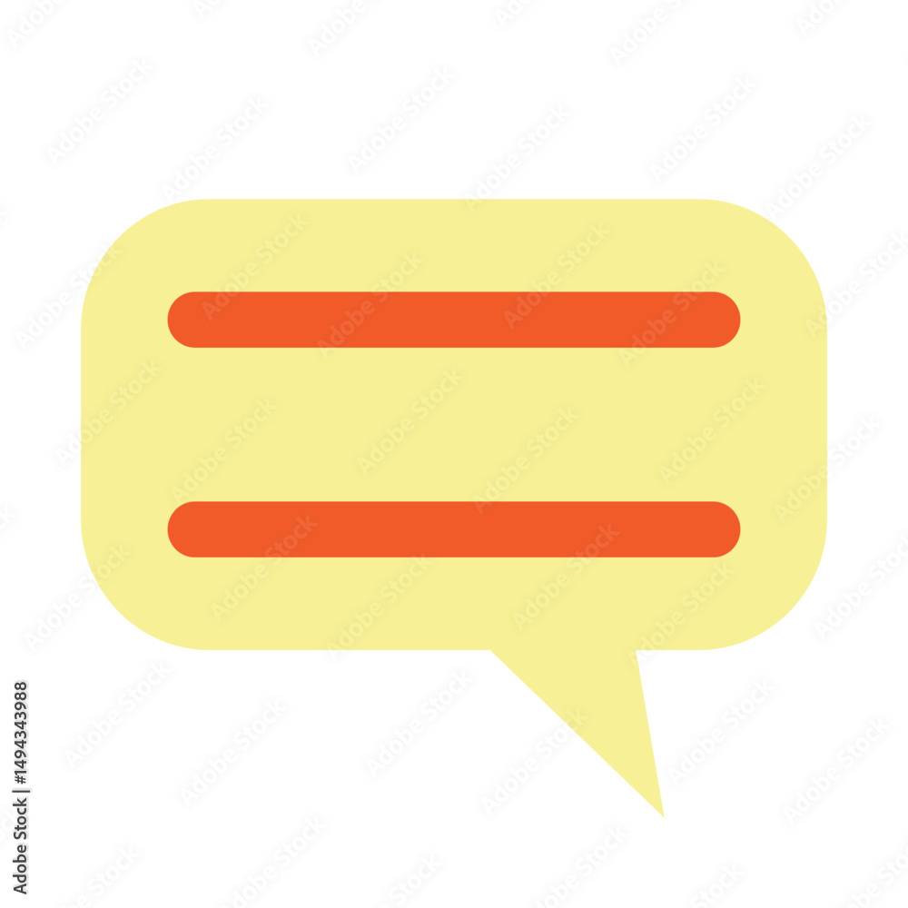 Text Message Vector Flat Icon Design Text Message Vector Flat Icon Design