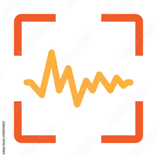 Voice Recognition Vector Flat Icon Design