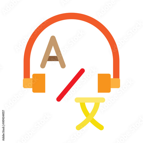 Interpreter Icon Vector Flat Icon Design