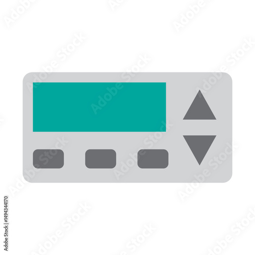 Pager Vector Flat Icon Design