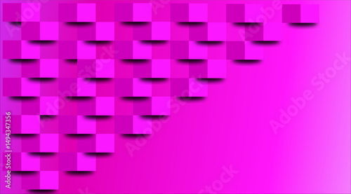 Modern Pink Pixel Blocks – Abstract Digital Art Background