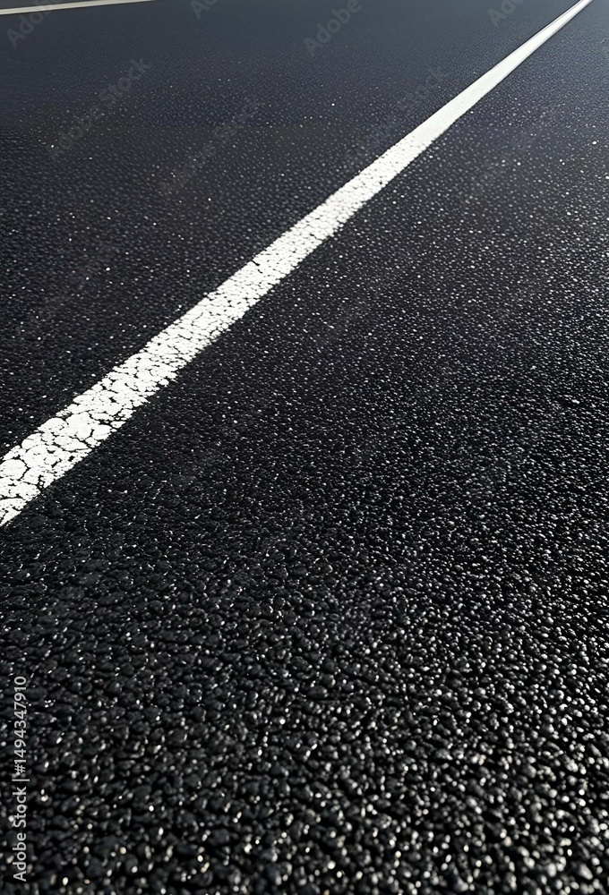 Fototapeta premium 濡れたアスファルトの道路