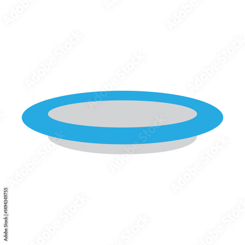 Plate Vector Flat Icon Design