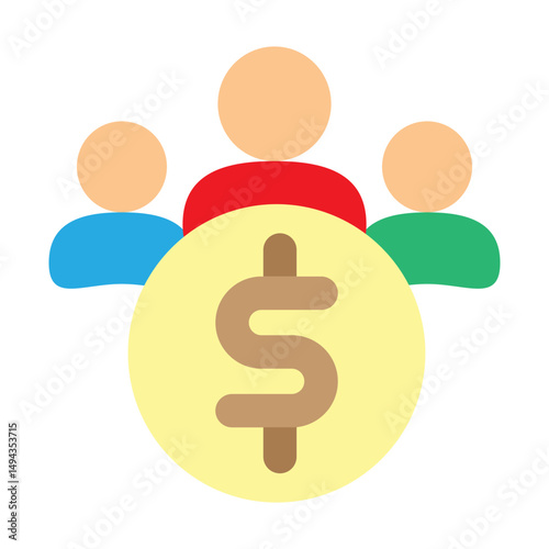 Mutual Fund Vector Flat Icon Design