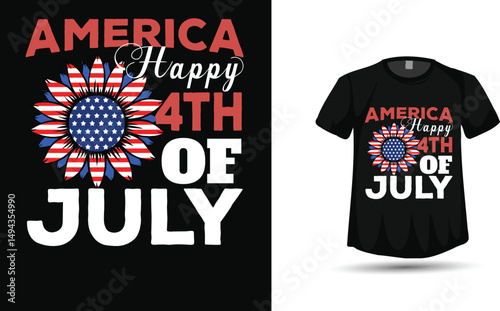 4th of July t-shirt design
