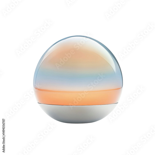 Free Download Spherical Gradient Lamp Tranquil Sunset Hues - GFXLoad