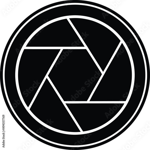 camera lens icon vector illustration