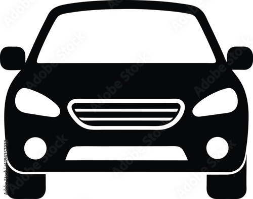 car front icon vector illustration
