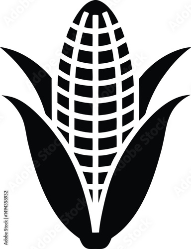 corn cob icon vector illustration