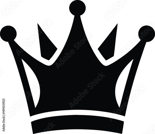 crown icon vector illustration