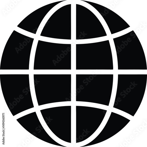 globe earth icon vector illustration
