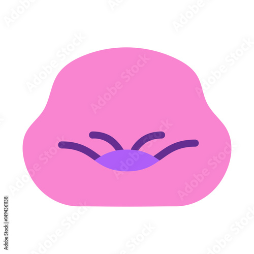 Bean Bag Vector Flat Icon Design