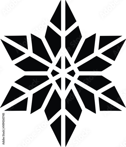 ice crystal icon vector illustration