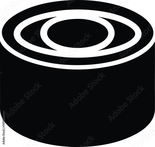 sushi roll icon vector illustration