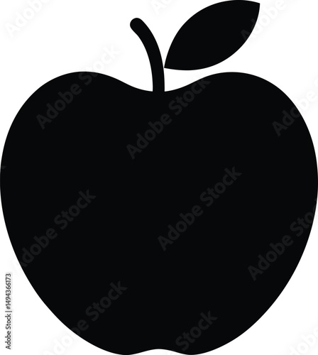 apple whole icon vector illustration