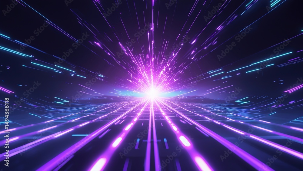 Naklejka premium abstract background with stars