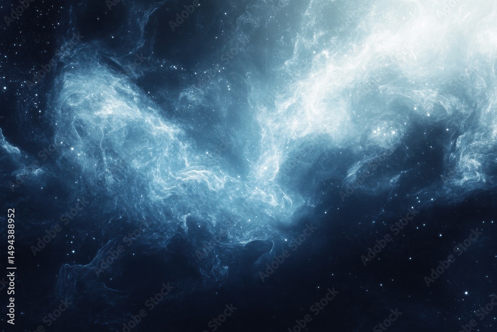Fototapeta premium Galactic nebula background with stars
