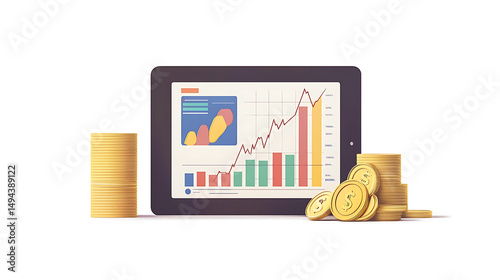Wealth & Crypto Mastery: Financial Growth, Bitcoin Trading & Investment Visualization Art
