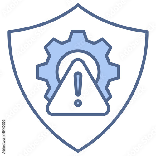 Crisis Management Blue Icon