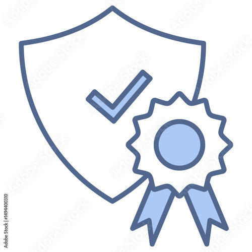 Quality Assurance Blue Icon