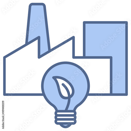 Energy Efficient Blue Icon