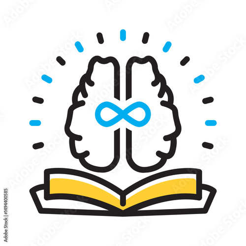 Vector multi color icon for Philosophy