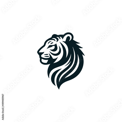 Wallpaper Mural Majestic Tiger Logo Torontodigital.ca