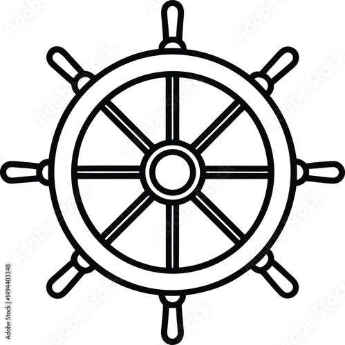 steering wheel vector illustration