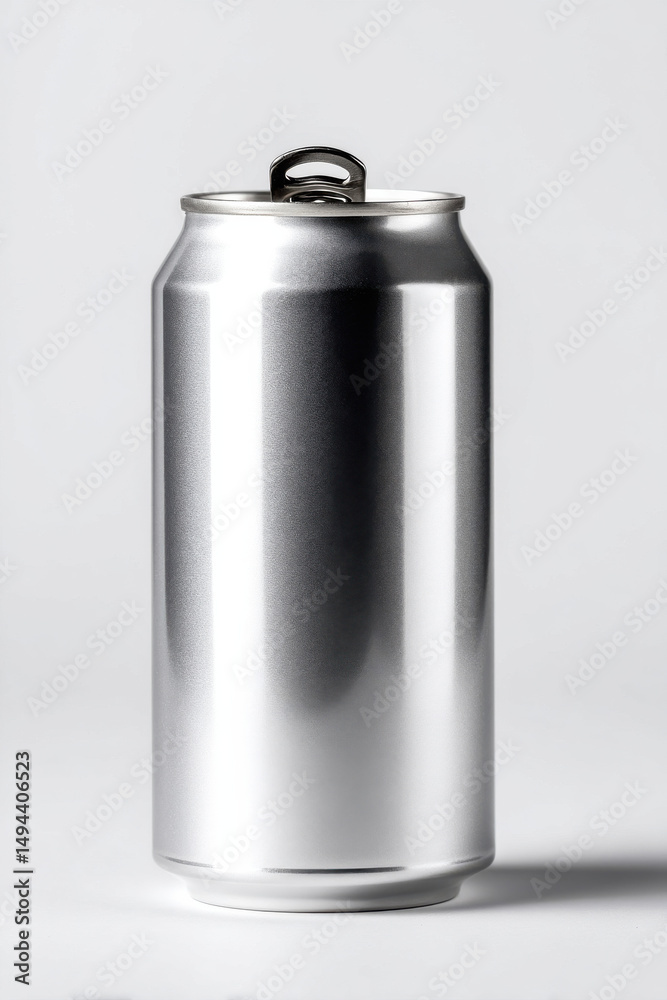 aluminum can on white background aluminum can on white background