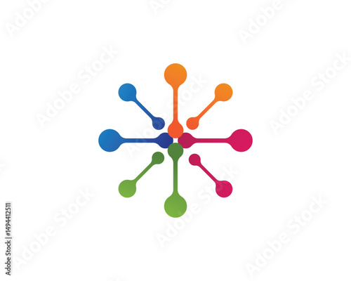 Laboratory lab logo and symbol  vector