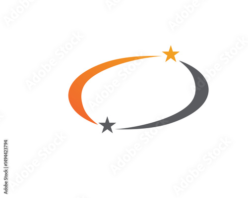 Star logo template vector icon illustration
