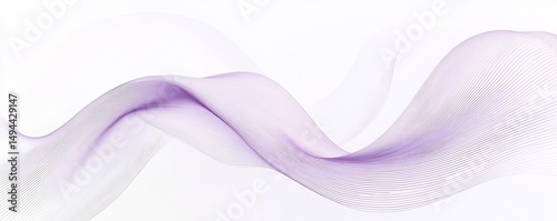 Delicate Flow Abstract Wave of Lavender Dots Subtle Gradient Airy Texture Minimalist Clean Design