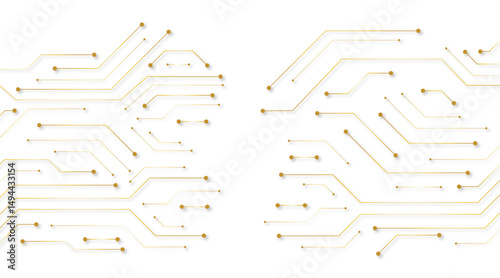 Abstract background with technology circuit board texture. Electronic motherboard illustration. Communication and engineering concept. Vector illustration 
