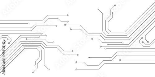 Abstract background with technology circuit board texture. Electronic motherboard illustration. Communication and engineering concept. Vector illustration 