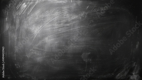 Wallpaper Mural A close up of a dark chalkboard surface with chalk residue and scratch marks creating a textured effect Torontodigital.ca