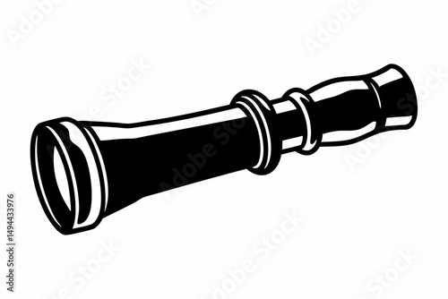 duck call  silhouette vector