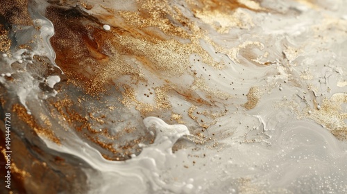 Abstract Gold and Grey Marble Texture